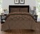 Elegant Comfort Luxury SuperSoft Coziest 1500 Thread Count Egyptian Quality 2Piece Pintuck Design Duvet Cover Set Insert Comforter Protector WrinkleFree TwinTwin XL Chocolate Brown
