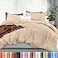 Utopia Bedding Duvet Cover Full Size 3 Piece with Zipper Closure 1 Comforter Cover 80X90 Inches 2 Pillow Shams 20X26 Inches Beige Comforter Not Included