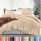 Utopia Bedding Duvet Cover Full Size 3 Piece with Zipper Closure 1 Comforter Cover 80X90 Inches 2 Pillow Shams 20X26 Inches Beige Comforter Not Included