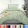 Utopia Bedding Duvet Cover Twin Size 2 Piece with Zipper Closure 1 Comforter Cover 68X90 Inches 1 Pillow Sham 20X26 Inches Sage Comforter Not Included