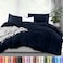 Utopia Bedding Duvet Cover Full Size 3 Piece with Zipper Closure 1 Comforter Cover 80X90 Inches 2 Pillow Shams 20X26 Inches Navy Comforter Not Included