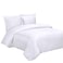 Royal Hotel Bedding 100 Cool Duvet Covers Viscose Made from Bamboo Duvet Cover Set with Corner Ties and Button Closer KingCal King Size White