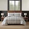 Eddie Bauer King Duvet Cover Set Reversible Bedding with Matching Shams Plaid Bedding Set Port Gamble Blue King