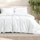 Bare Home Bedding Duvet Cover King Size Premium 1800 Super Soft Collection Lightweight Cooling Soft Breathable Bedding Duvet Cover King White