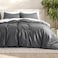 Bare Home Bedding Duvet Cover King Size Premium 1800 Super Soft Collection Lightweight Cooling Soft Breathable Bedding Duvet Cover King Grey