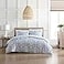 Stone Cottage Queen Duvet Cover Set Cotton Sateen Bedding with Matching Shams Ideal Bedding Set Caldecott Blue Queen