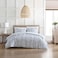 Stone Cottage Queen Duvet Cover Set Cotton Sateen Bedding with Matching Shams Ideal Bedding Set Caldecott Blue Queen