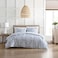 Stone Cottage Queen Duvet Cover Set Cotton Sateen Bedding with Matching Shams Ideal Bedding Set Caldecott Blue Queen
