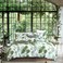 MILDLY Floral Duvet Cover Set 100 LongStaple Cotton Green Palm Leaf Pattern Printed Tropical Comforter Cover 3pcs Soft Breathable Luxury Bedding for All Season