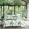 MILDLY Floral Duvet Cover Set 100 LongStaple Cotton Green Palm Leaf Pattern Printed Tropical Comforter Cover 3pcs Soft Breathable Luxury Bedding for All Season