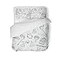 rouihot Duvet Cover Set QueenFull Size Different Witch Equipment Pattern Birdcage Magic Wand 3 Piece Microfiber Fabric Decor Bedding Sets for Bedroom