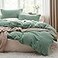 Bedsure Sage Green Duvet Cover TwinTwin XL Size 2 Pieces Prewashed CottonLike Polyester Extra Soft Bedding Set Includes 1 Duvet Cover 68x90 with Zipper Closure 1 Pillow Sham No Comforter