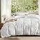 Bedsure Boho Cal King Duvet Cover White Breathable Soft Boho Bedding Machine Washable Comforter Cover for All Seasons Includes 1 Duvet Cover 104x98 with 2 Pillow Shams Zipper Closure