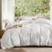 Bedsure Boho Cal King Duvet Cover White Breathable Soft Boho Bedding Machine Washable Comforter Cover for All Seasons Includes 1 Duvet Cover 104x98 with 2 Pillow Shams Zipper Closure