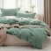 Bedsure Sage Green Duvet Cover Full Size 3 Pieces Prewashed Extra Soft CottonLike Polyester Bedding Set Includes 1 Duvet Cover 80x90 Inches with Zipper Closure 2 Pillow Shams No Comforter