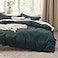 Bedsure Forest Green California King Duvet Cover Prewashed CottonLike Polyester Extra Soft Bedding Set Includes 1 Cal King Duvet Cover 104x98 with Zipper Closure 2 Pillow Shams No Comforter