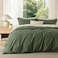 Bedsure Duvet Cover Oversized King Size Soft Double Brushed Bedding Set for Kids Adults Zipper Closure 3 Pieces Includes 1 Duvet Cover 120x98 2 Pillow Shams NO Comforter Olive Green