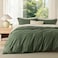 Bedsure Duvet Cover Oversized King Size Soft Double Brushed Bedding Set for Kids Adults Zipper Closure 3 Pieces Includes 1 Duvet Cover 120x98 2 Pillow Shams NO Comforter Olive Green