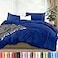 Utopia Bedding Duvet Cover King Size 3 Piece with Zipper Closure 1 Comforter Cover 104X90 Inches 2 Pillow Shams 20X36 Inches Royal Blue Comforter Not Included