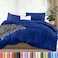 Utopia Bedding Duvet Cover King Size 3 Piece with Zipper Closure 1 Comforter Cover 104X90 Inches 2 Pillow Shams 20X36 Inches Royal Blue Comforter Not Included