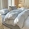 Nayoroom Gingham Duvet Cover Queen Size Blue White Plaid Checkered Comforter Cover Grid Farmhouse Bedding Set 3 Pcs Soft Breathable Washed Microfiber Gifts for Women Men