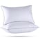 HUXMEYSON King Size Pillows Set of 2 Luxury Hotel Bed Pillows Set with Down Alternative Filling for Side and Back Sleepers