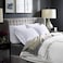 HUXMEYSON King Size Pillows Set of 2 Luxury Hotel Bed Pillows Set with Down Alternative Filling for Side and Back Sleepers