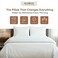 Pillowflex Synthetic Down Sleeping Pillows Standard Size Medium Firmness for Back Side Stomach Sleepers Ideal for Standard Size Bed Twin Full Size Beds Comfortable Pillow for Sleeping