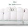 YOUR MOON Fluffy Support Bed Pillow King Size Super Soft Premium DownAlternative Filling for Sleeping Luxury Hotel Quality Bed Pillows for Side Sleeper White