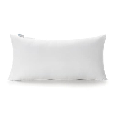 Acanva Polyester Decorative Rectangle Throw Pillow Inserts Hypoallergenic Form Stuffer Cushion Sham Filler 16x26 White 1 Count Pack of 1