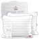 Queen Anne Hotel Pillows Standard Size Bed Pillows for Sleeping Set of 2 Adjustable Luxury Down Alternative for Side Back Sleepers Firm Support Cooling Hypoallergenic Made in USA