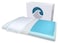 Bluewave Bedding Ultra Slim Max Cool CarbonBlue Gel Memory Foam Pillow for Stomach and Back Sleepers Thin Flat Design with Advanced Cooling 275Inch Height Standard Size