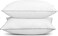 EDOW Soft Pillows for Sleeping 2 PackSupportive Down Alternative Polyester MicroFiber Filled Pillows Brushed Cotton Cover Machine Washable White Queen20x30