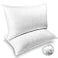NEIPOTA King Size Pillows Set of 2 Premium Down Alternative Cooling Bedding 20 x 36 White Bed Sleeping Pillow for Back Stomach or Side Sleepers