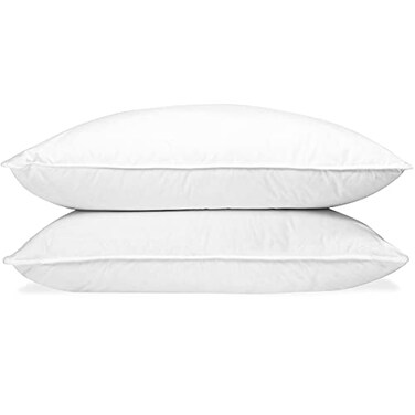 Down Dreams Manchester Mills Classic Pillows StandardFirm Support 2Pack