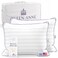 Queen Anne Hotel Pillows Queen Size Bed Pillows for Sleeping Set of 2 Adjustable Luxury Down Alternative for Side Back Sleepers Firm Support Cooling Hypoallergenic Made in USA