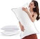 SEMZSOM Bed Pillows for Sleeping Queen Size Set of 2 Luxury Hotel Pillows with Premium Soft Down Alternative Filling for Back Stomach and Side Sleepers
