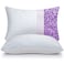 WISHSMILE King Size Shredded Memory Foam Pillows Cooling King Pillows 2 Pack Adjustable Height Firm Support DoubleSided Polyester Ice Silk Cover Washable Bed Pillows for Home King 2036 Inch