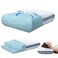 MASTERY MART Firm Pillow for Deep Sleep Cooling Memory Foam Adjustable Height Standard Size Ideal for Side Back Stomach Sleepers 25 x 16