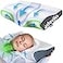 Derila Cervical Neck Pillow for Sleeping Support Pillow for Back Stomach Side Sleeper Contour Memory Foam Pillows for Shoulder Relief for Women 197 x 118 x 39