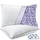 MOLCLCUY Memory Foam Pillows Standard Size Set of 2 Adjustable Cool Pillow for Side Back Stomach Sleepers Luxury with Washable Cover