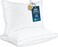 Utopia Bedding Bed Pillows for Sleeping Standard Size White Set of 2 Soft Fluffy Pillow with Down Alternative Filling Cooling Hotel Quality Gusseted Pillow for Back Stomach or Side Sleepers