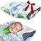 Derila King Size Neck Pillow for Sleeping Cervical Pillow Memory Foam Side Sleeper Pillows Bed Contour Pillows for Back Stomach Sleepers for Men 236x134x43 in