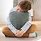 Quiet Mind Weighted Pillow for Anxiety Sleep Sensory Relief Premium Deep Pressure Comfort Pillow for Adults Small 6 Lbs Agave Green
