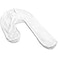DMI Protective Pillowcase for the Side Sleeper Pillow Extends Product Life of Pillow Protects Against Moisture Stains Zipper Snap Enclosure White