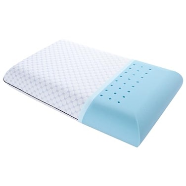 Okao Home Goods Memory Foam Pillow Standard Ventilated Bed Pillow with Washable Cover Cooling Orthopedic Neck Shoulder Support Back Side Stomach Sleepers Hotel Essentials Standard 1 Pack