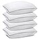 Higoom King Size Bed Pillows for Sleeping 4 PackLuxury Hotel PillowsComfortable and SupportiveMachine WashableSuitable for StomachBack and Side Sleepers