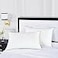 kate spade new york Noel SoftMedium 20 x 28 Adjustable Down Alternative Pillow 300 Thread Count Cotton Cover Best for Back or Stomach Sleepers Queen White