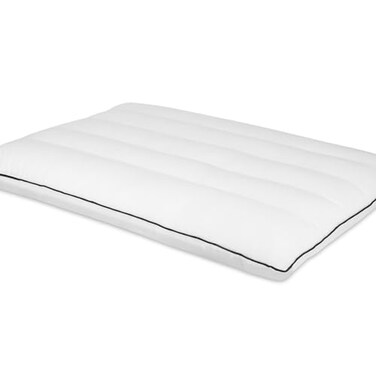 MINUPWELL Ultra Thin Pillows Flat Pillows for Sleeping Thin with 7D 25 in Height Support Slim Bed Pillows for Stomach SleeperLow Profile Pillow Queen Size 18x30 in Black Side