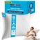 Xtreme Comforts Memory Foam Pillows GREENGUARD Certified Adjustable Shredded Foam Fill for Personalized Support Bed Pillows for Side Back Stomach Sleepers Removable Cover Standard Size